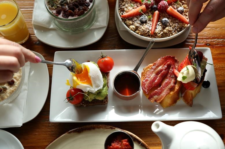 An image labelled Breakfast