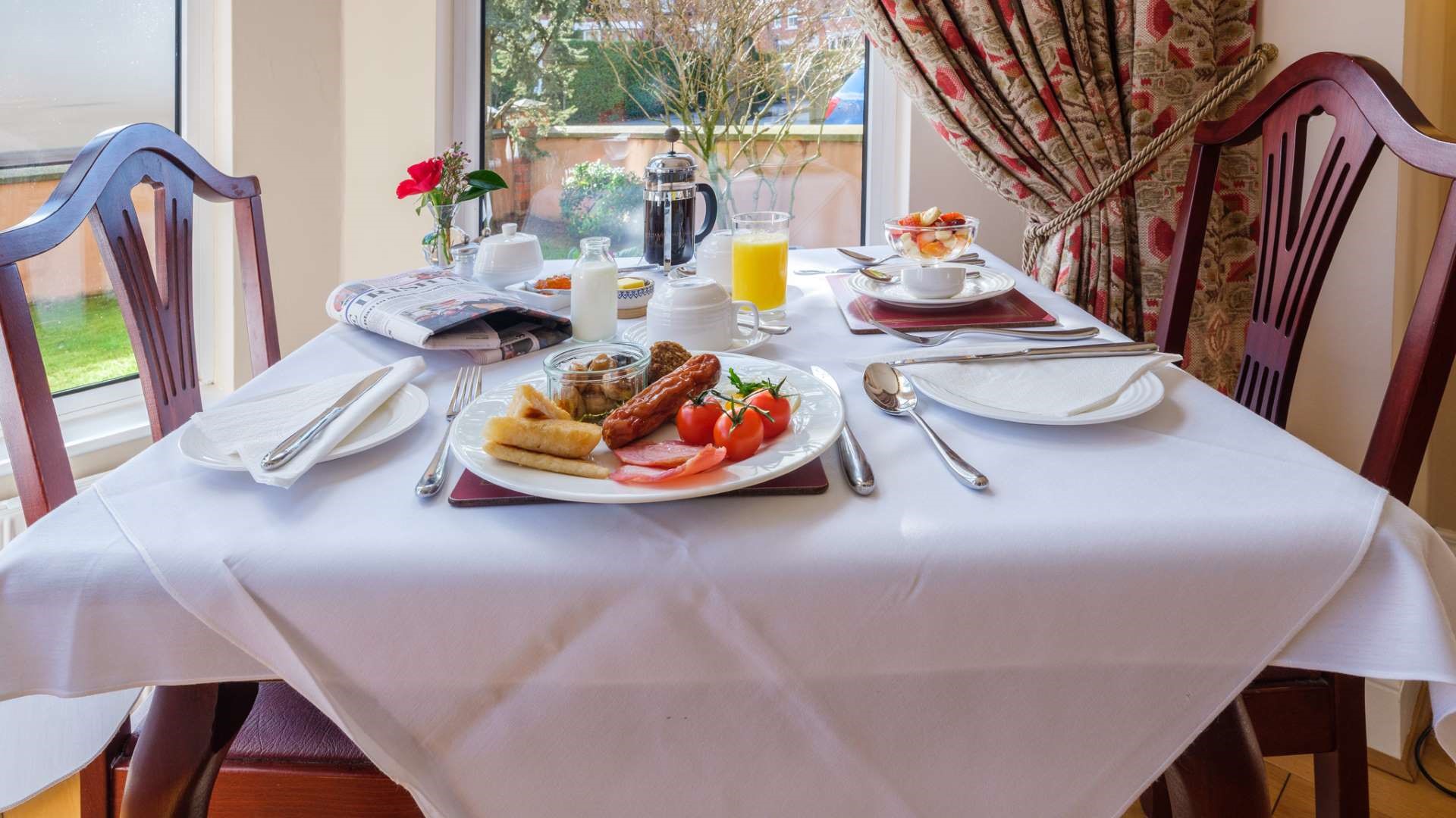 An image labelled Breakfast