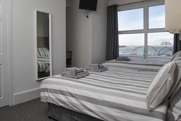 An image labelled Sea View Double & Single Room