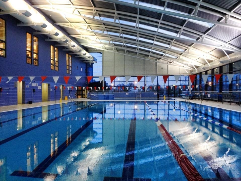 An image labelled Swimming pool