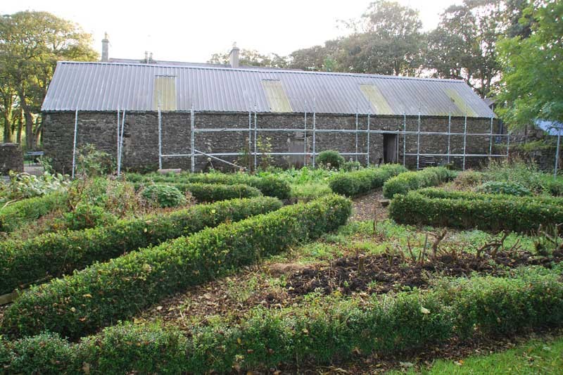 Old Back View of Barn Tin Roof