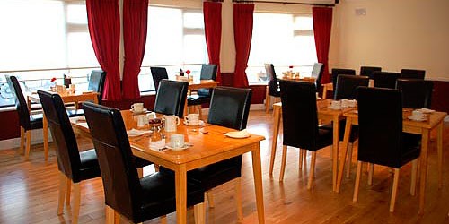 An image labelled Dining area