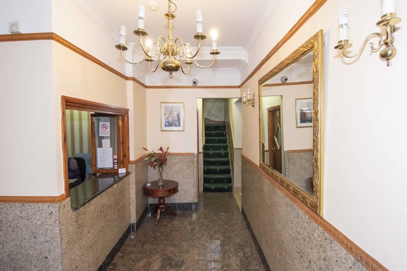 An image labelled Lobby or reception