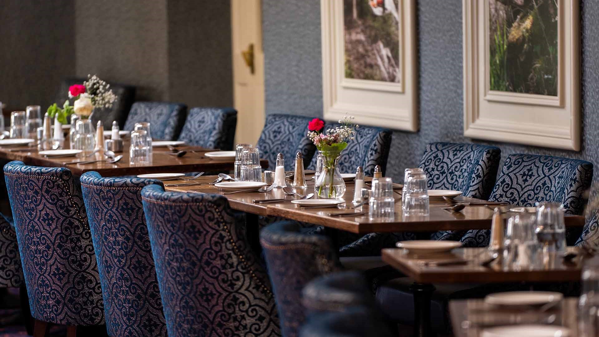 An image labelled Dining area
