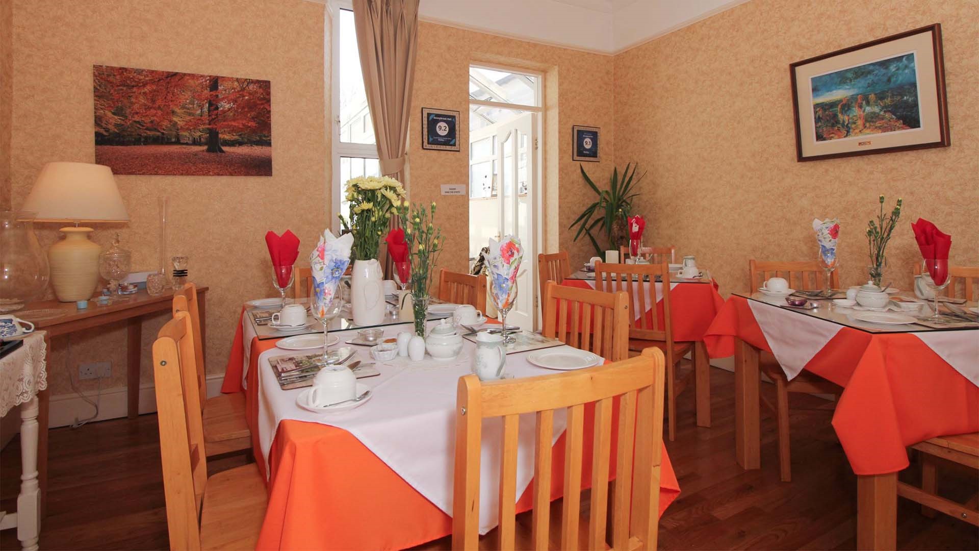 An image labelled Dining area