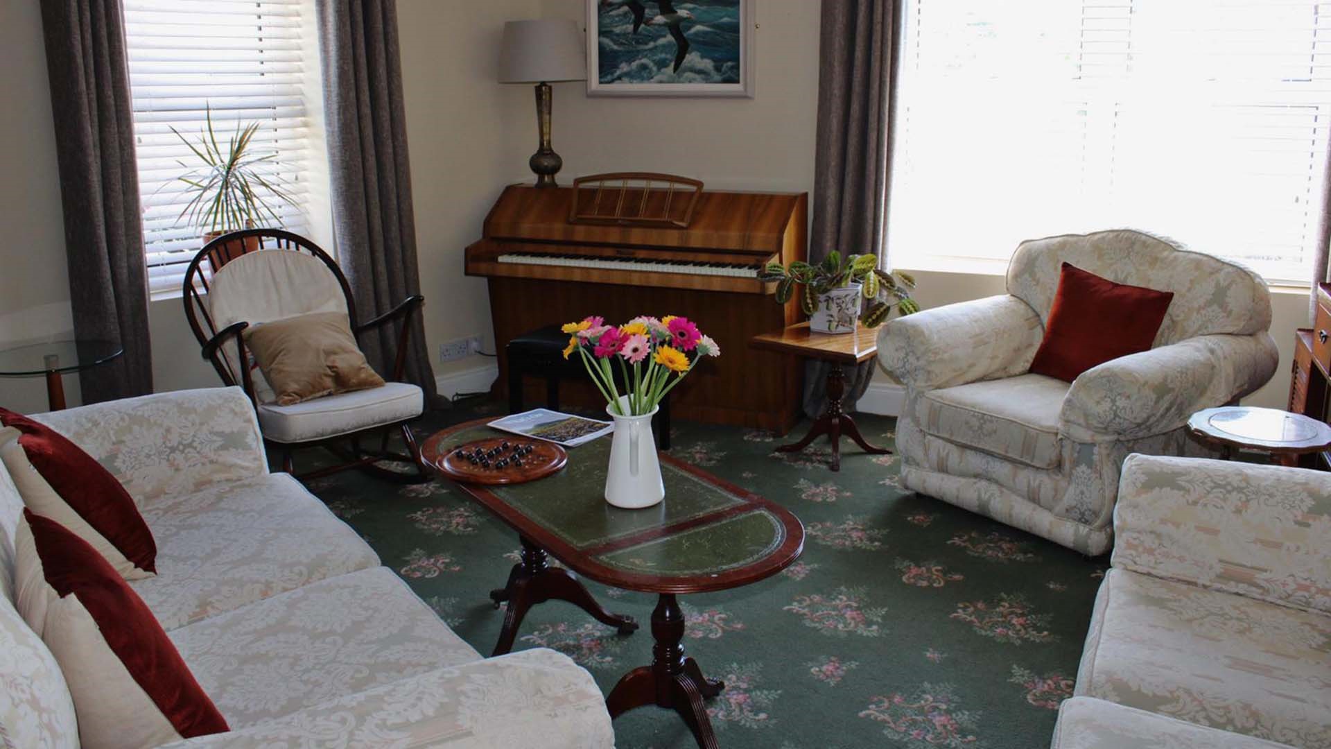An image labelled Living room