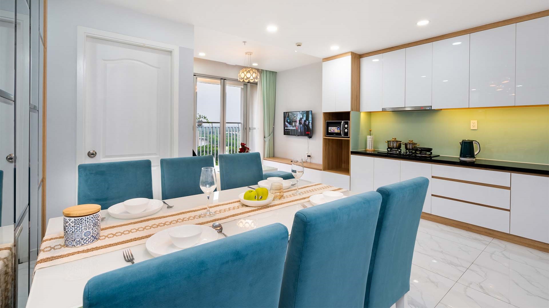 An image labelled Dining area