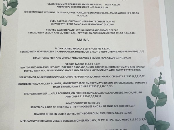 An image labelled Food and drinks