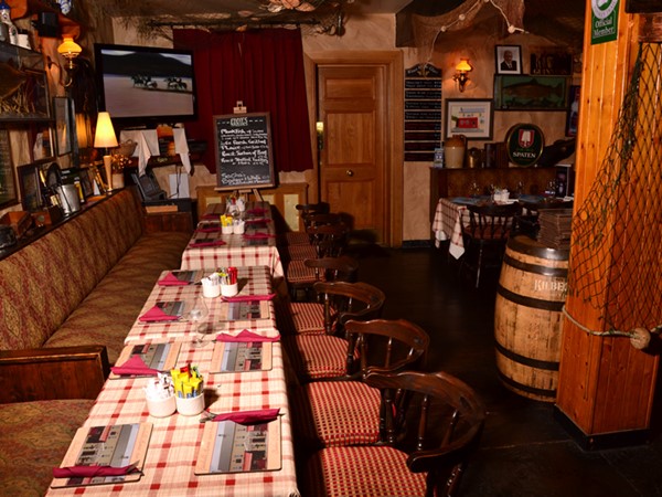 An image labelled Dining area