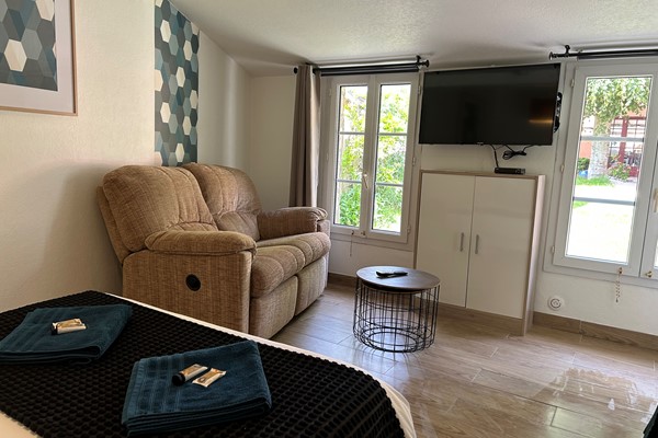 An image labelled Appartement Vue sur Jardin