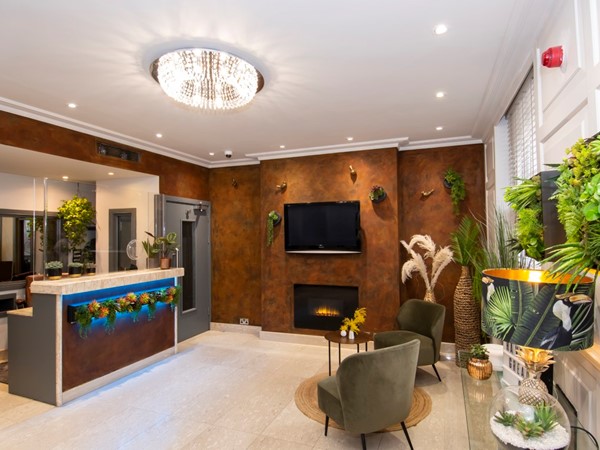 An image labelled Lobby or reception
