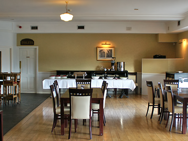 An image labelled Dining area