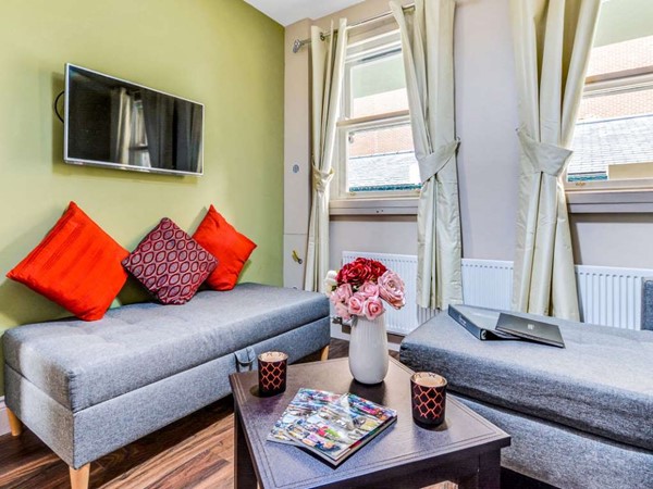 An image labelled Living room