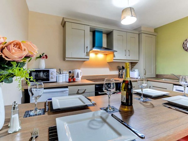 An image labelled Dining area