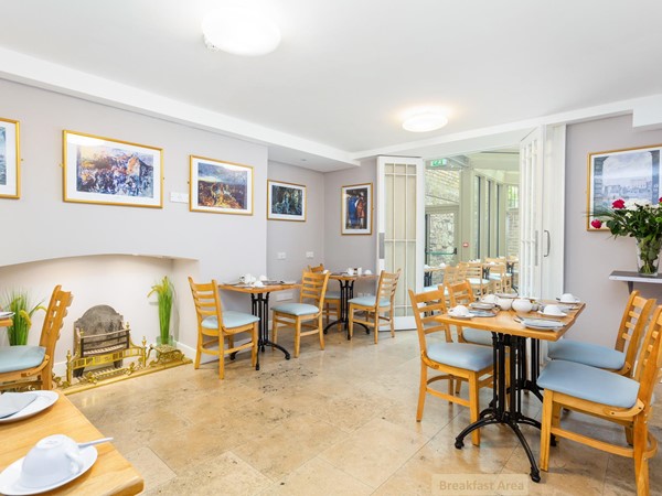An image labelled Dining area