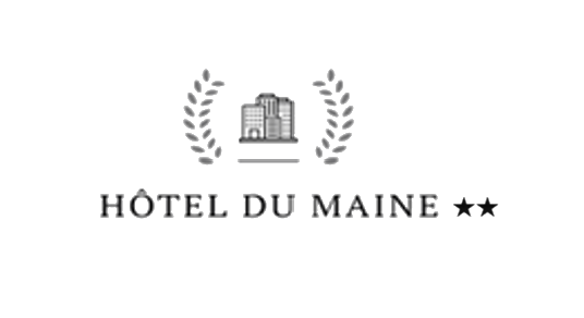 An image labelled Hôtel Du Maine Logo