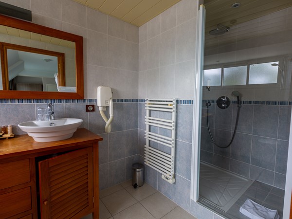 An image labelled Shower