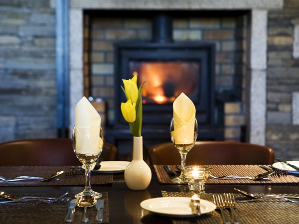 An image labelled Dining area