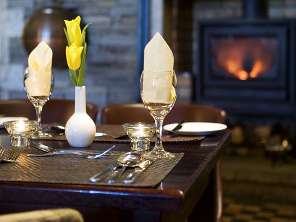 An image labelled Dining area