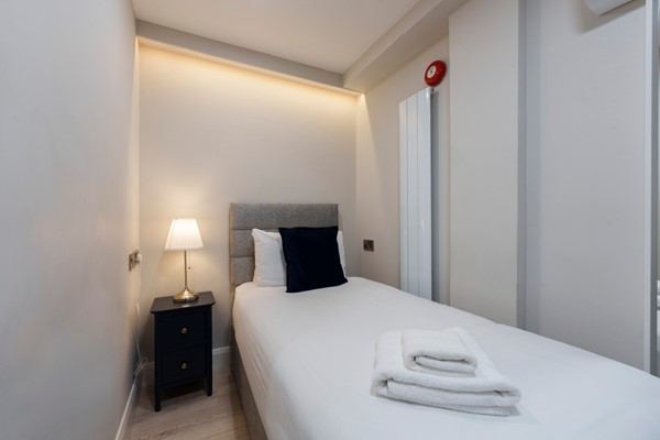 An image labelled Small Single Room With No Window
