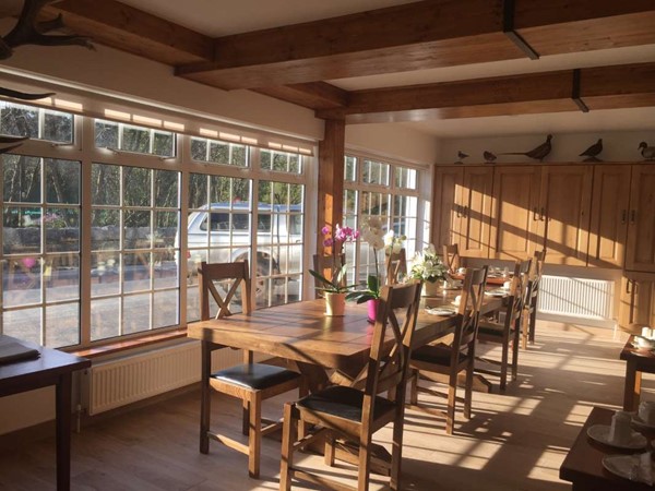 An image labelled Dining area