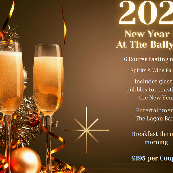 An image labelled New Years Eve Special with 6 Course Tasting Dinner
