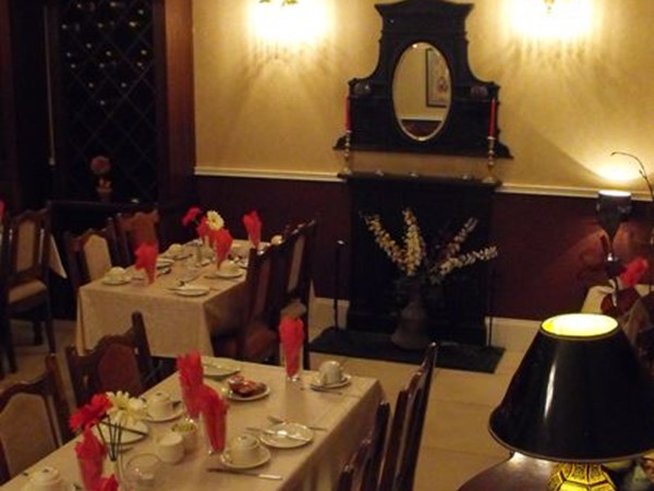 An image labelled Dining area