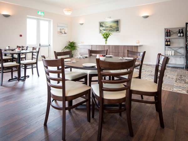 An image labelled Dining area