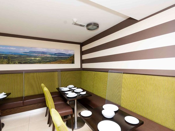 An image labelled Dining area