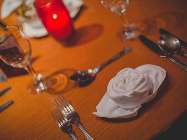 An image labelled Dining area