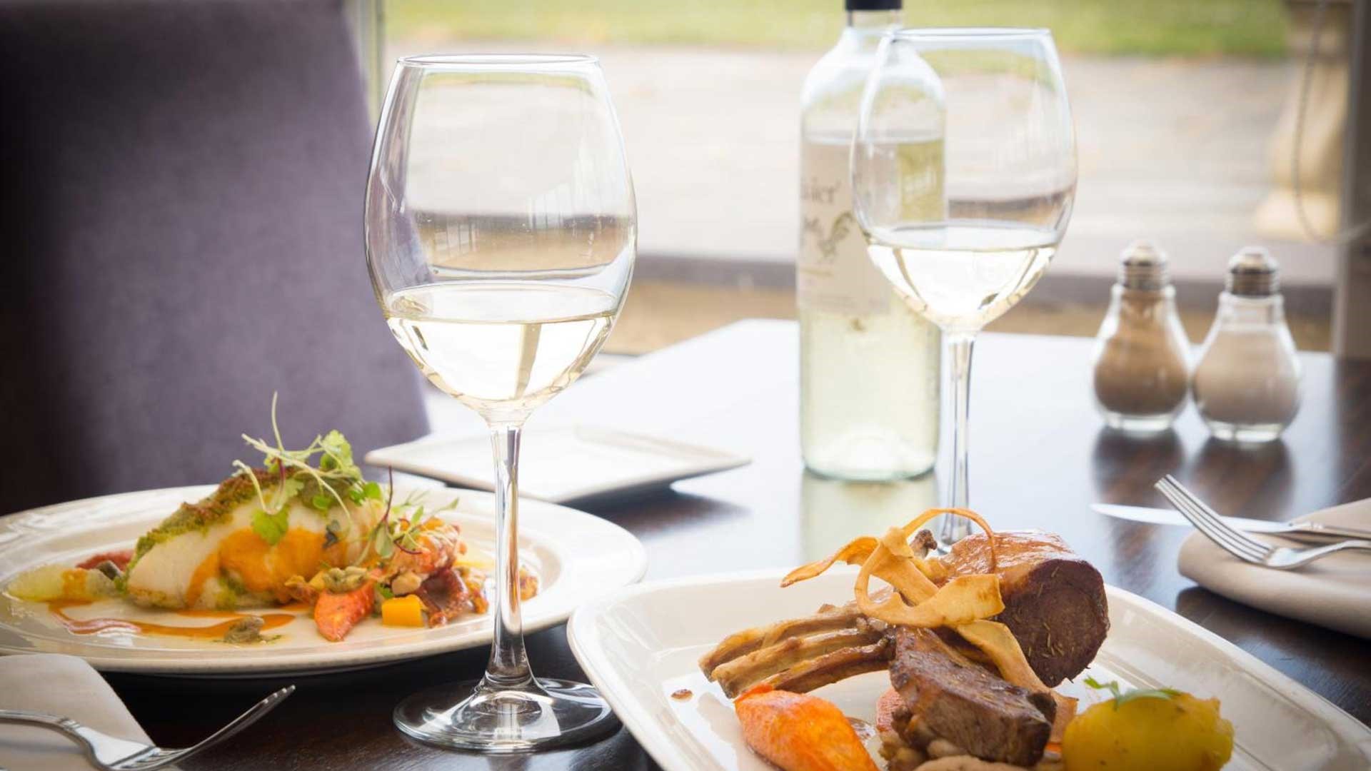 An image labelled Dining area