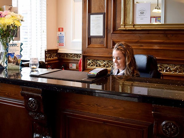 An image labelled Lobby or reception