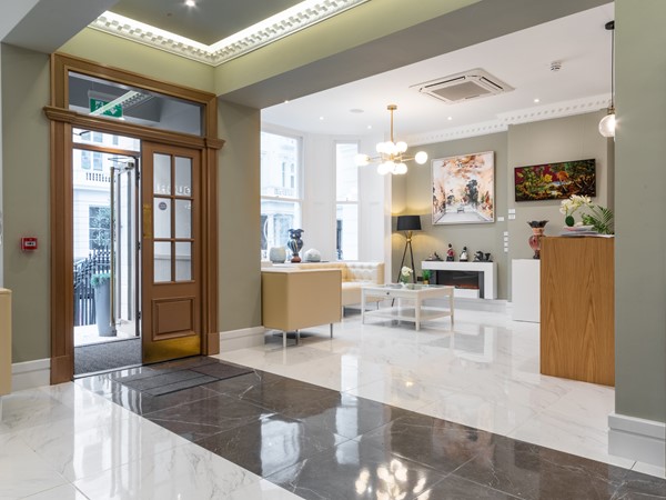 An image labelled Lobby or reception