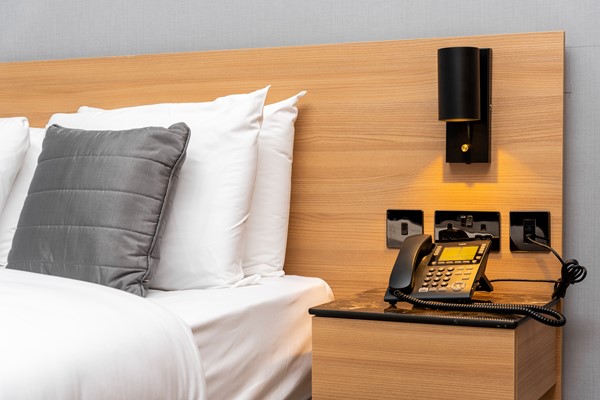An image labelled Deluxe Double With Balcony Room