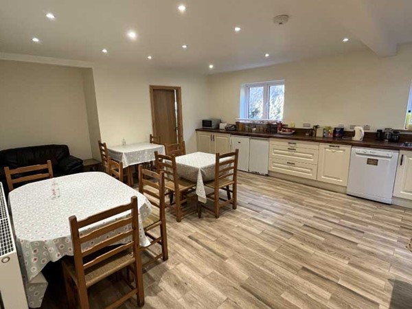 An image labelled Dining area
