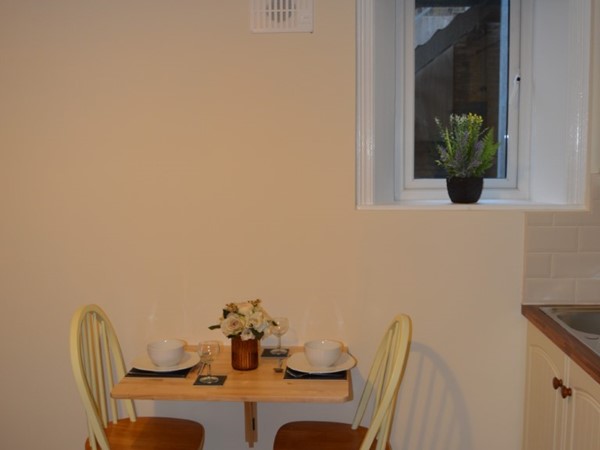 An image labelled Dining area