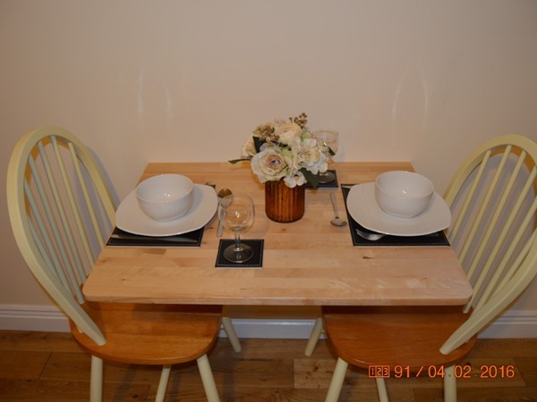 An image labelled Dining area
