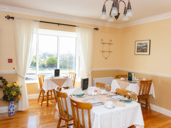 An image labelled Dining area