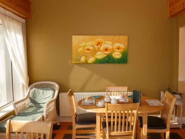 An image labelled Dining area