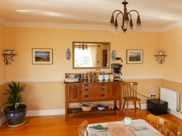 An image labelled Dining area