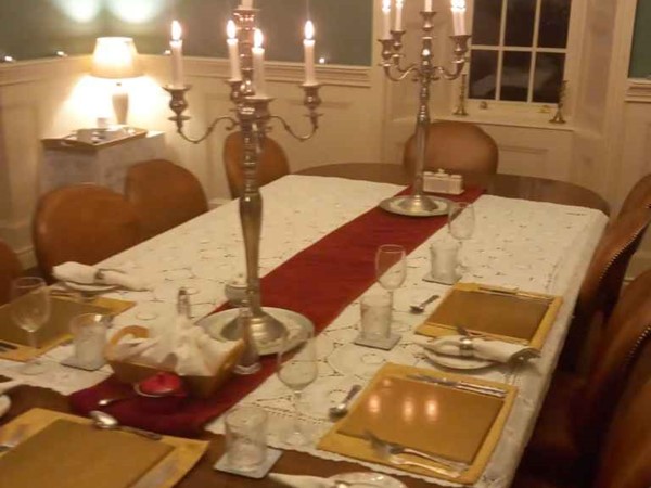 An image labelled Dining area