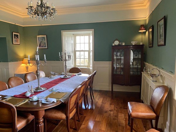 An image labelled Dining area