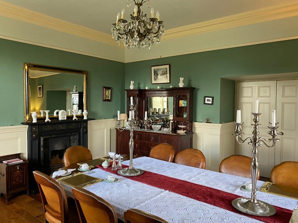 An image labelled Dining area