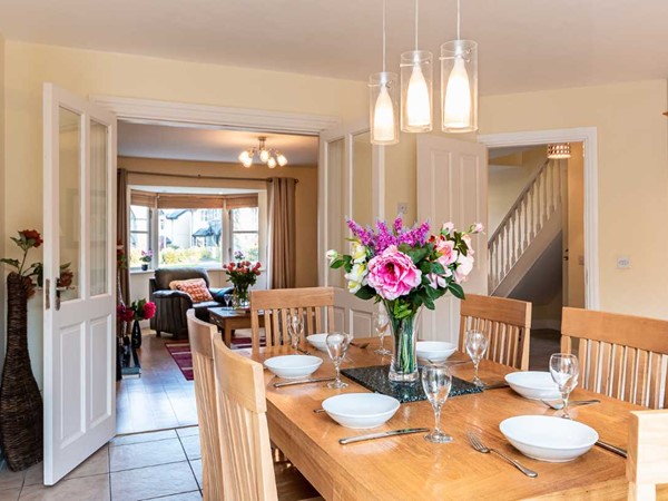 An image labelled Dining area