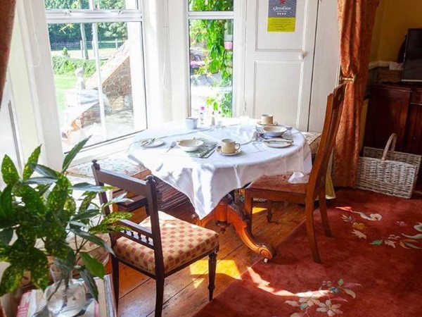 An image labelled Dining area