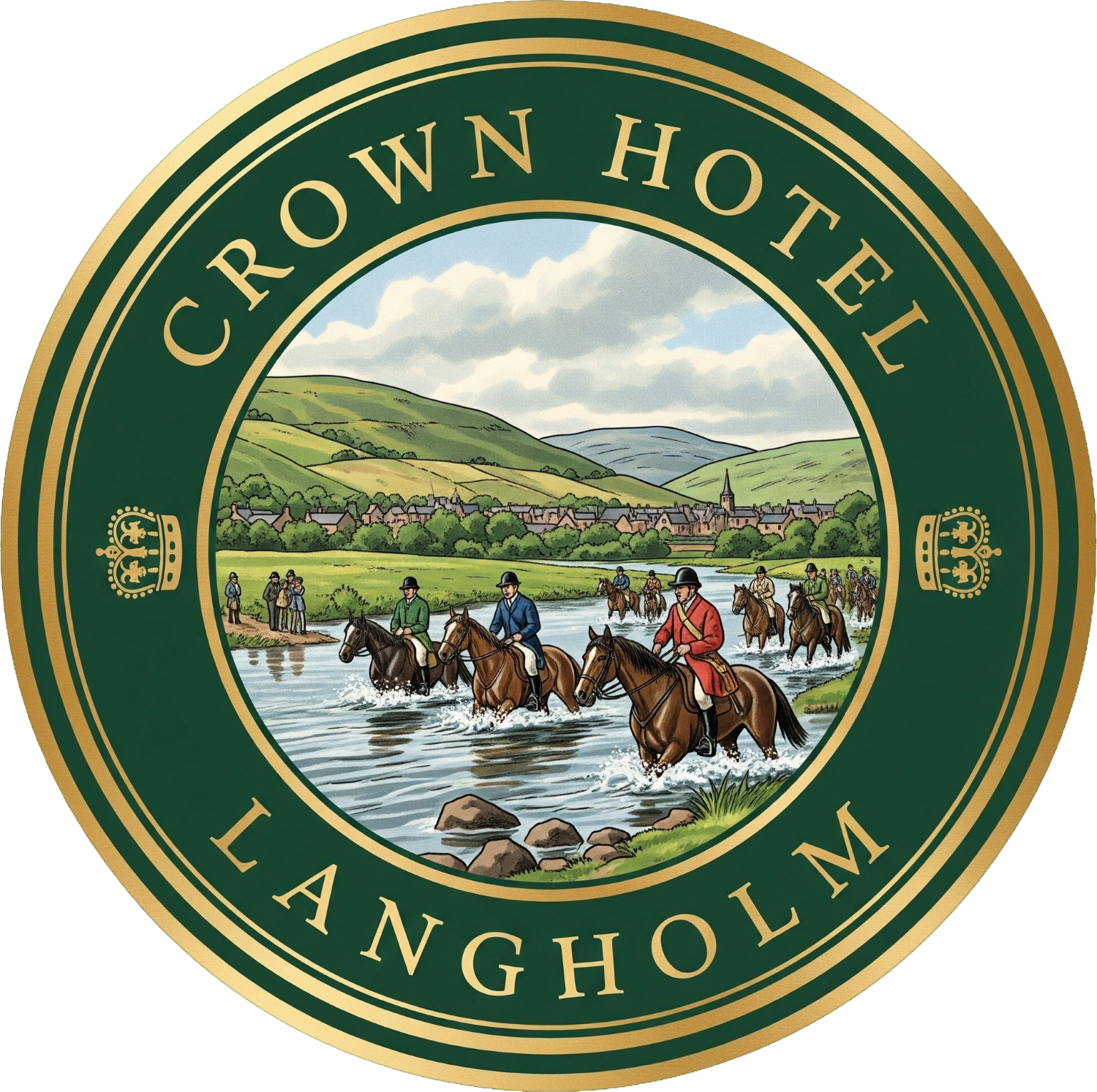 An image labelled Crown Hotel Langholm Logo