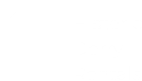 An image labelled Historic Derry Rentals Logo