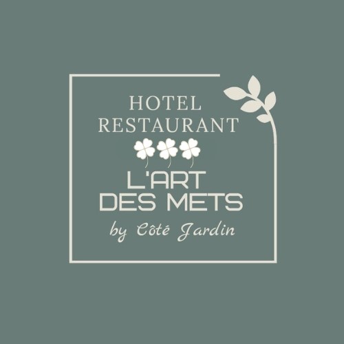 An image labelled L'Art des Mets by Côté Jardin Logo