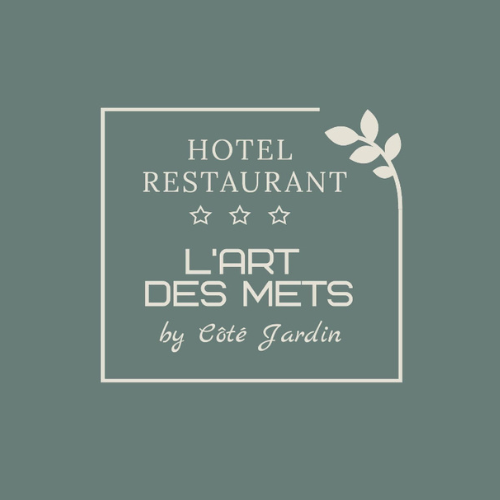 An image labelled L'Art des Mets by Côté Jardin Logo