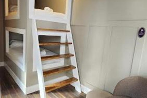 An image labelled Private Bunk Bed Room